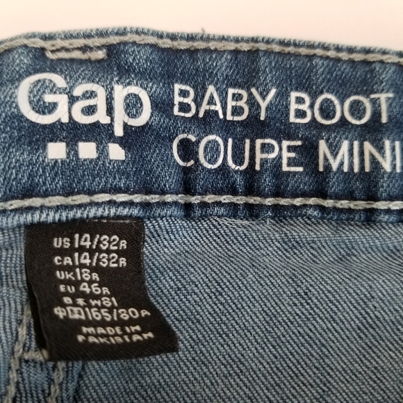 Gap Baby Boot Bootcut Jeans Size 14 - Picture 3 of 5